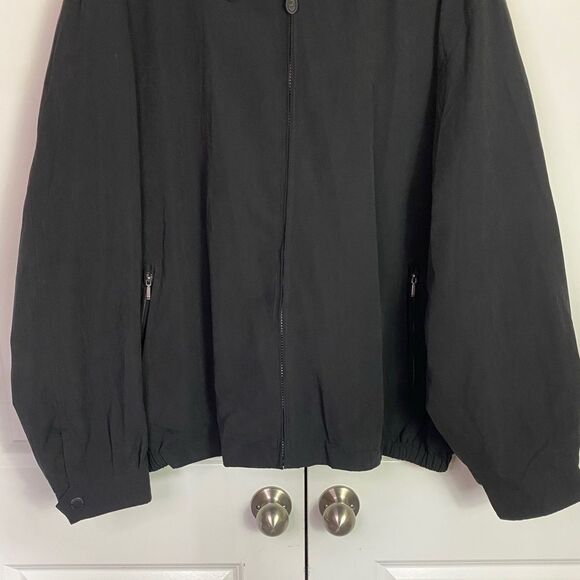 London Fog Men’s Black Zip up Jacket & zip-up Pockets, snap Cuffs size 4X - Picture 13 of 16